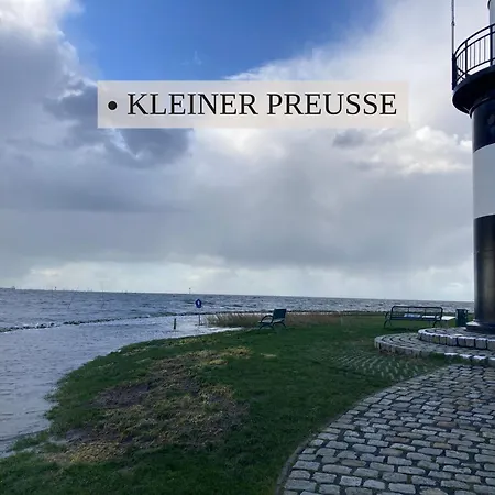 Haus Krabbe Mit Doppelbetten, Fuer 1-2 Personen, Hunde Kostenfrei Willkommen, Kostenfreier Parkplatz, Zwischen Bremerhaven Und Cuxhaven Gelegen Wremen