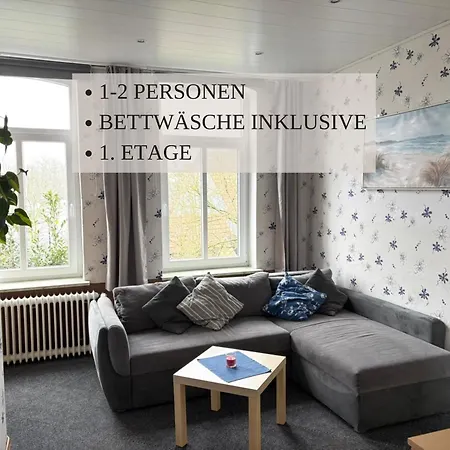 Haus Krabbe Mit Doppelbetten, Fuer 1-2 Personen, Hunde Kostenfrei Willkommen, Kostenfreier Parkplatz, Zwischen Bremerhaven Und Cuxhaven Gelegen Lägenhet *