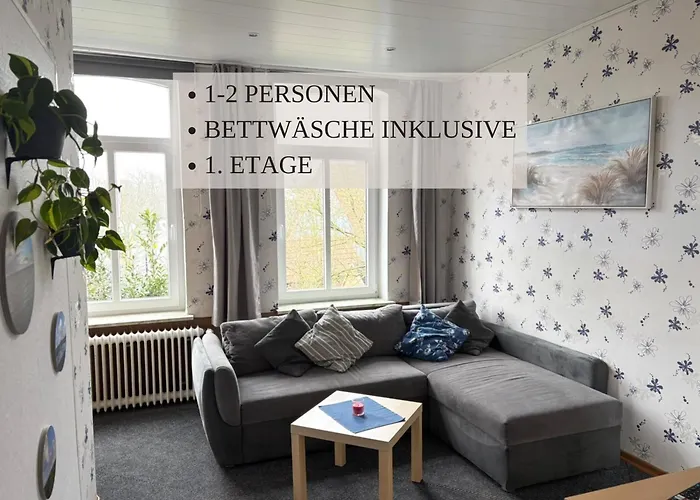 Haus Krabbe Apartments, Fuer 1-2 Personen, Hunde Kostenfrei Willkommen, Kostenfreier Parkplatz, Zwischen Bremerhaven Und Cuxhaven Gelegen Lejlighed *